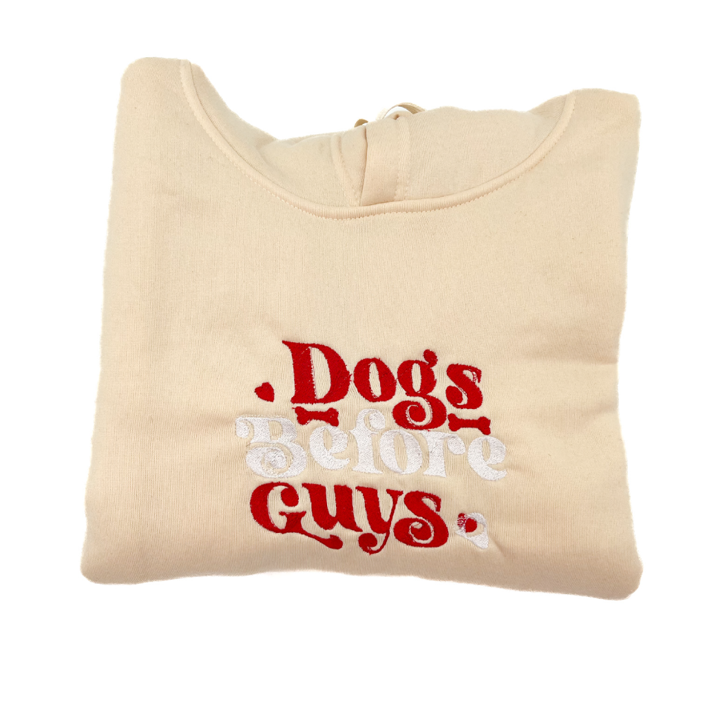 Sudadera "Dogs Before Guys"
