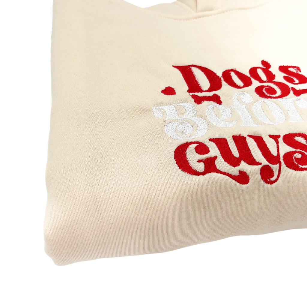 Sudadera "Dogs Before Guys"