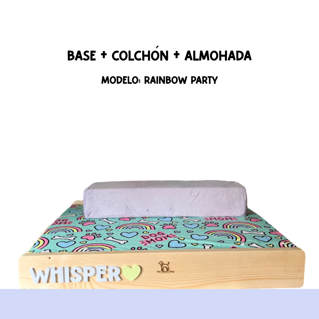 Cama + Base de madera